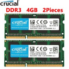 Crucial 8GB (2x 4GB) KIT DDR3