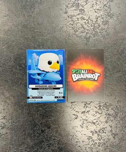 Italian brainrot card promo - card,