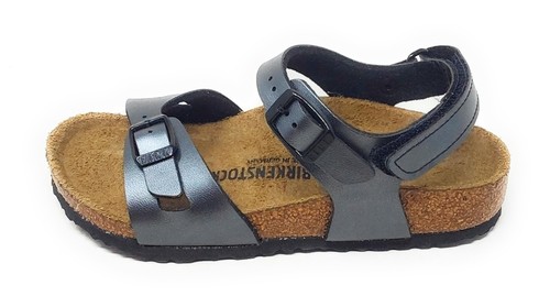 Birkenstock rio metallic black - rio,