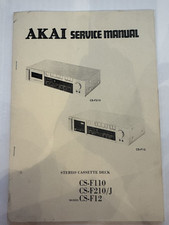 AKAI CS-F110 CS-F210 CS-F12