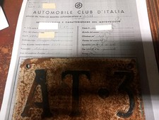 Vespa 150 Struzzo VL1T - TARGA ☆COLLEZIONE☆ 1955