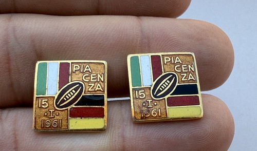 Rugby gemelli a smalto - -,