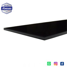 Lastra Delrin Nero POM C Spessore Da 10 a 30 mm Diverse Dimensioni (Derlin)