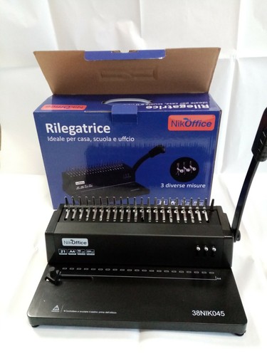 Rilegatrice spirale dorso - spirale,