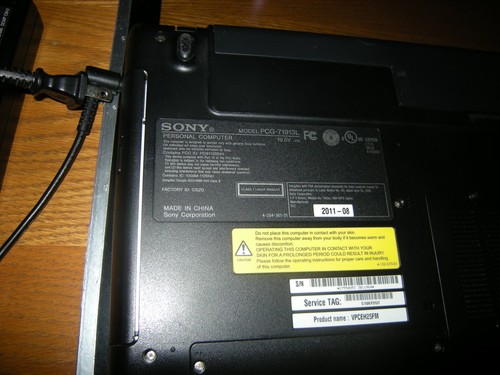 Sony vaio pcg 71913l - intel, i3
