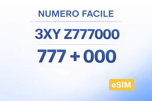 Numero facile 3xy z777000 - 3xy,