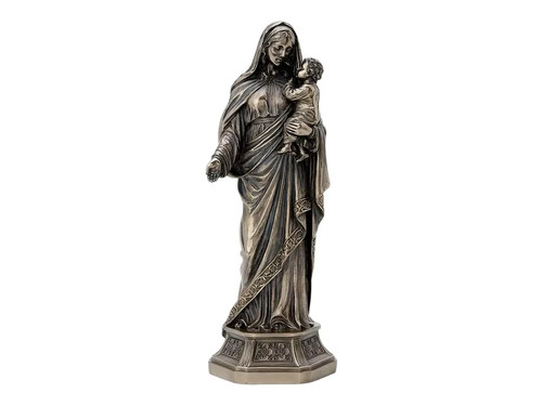 Statua madonna che tiene gesù - madonna,
