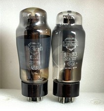 2 tubi EL33 Mullard UK tube utilizzabili anche come KT61 matched pair 110%