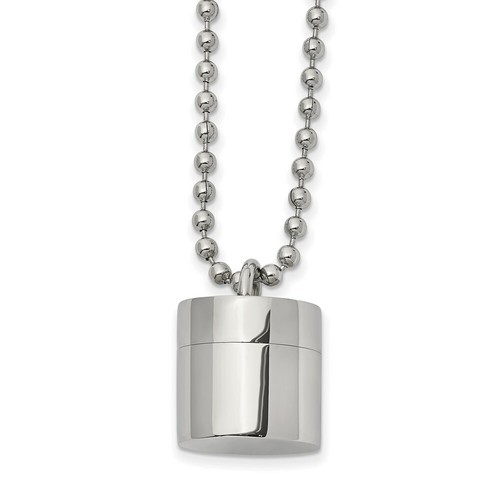 Capsula acciaio inox lucido - in,