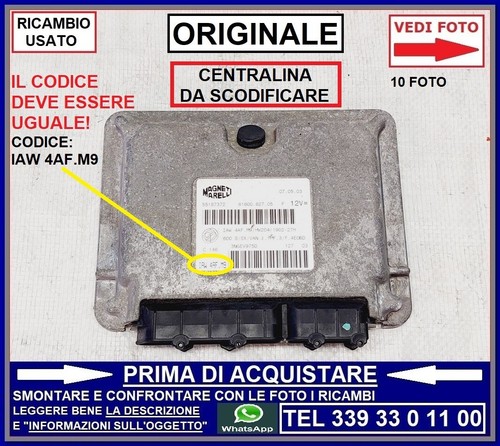Centralina motore iniezione - centralina,