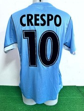 MAGLIA LAZIO CRESPO MATCH WORN INDOSSATA SHIRT JERSEY CAMISETA COA 2001/2002