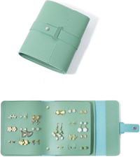 Porta Orecchini Organizer, Porta Gioielli Da Libro Portagioie Da Viaggio, Rotolo