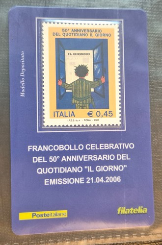 Italia 2006 tessera filatelica - italia,