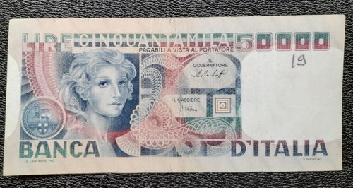 000 lire volto - 50.000,