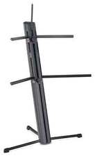 SUPPORTO STAND TASTIERA KEYBOARD STAGE PIANO DOPPIO 2 PIANI DUE LIVELLI ROBUSTO