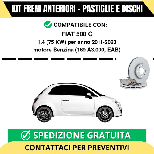 Kit freni anteriori pastiglie - anteriori, (pastiglie