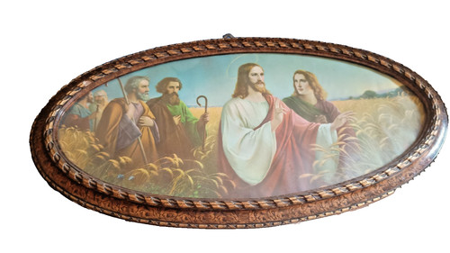Quadro vintage ovale - vintage, e