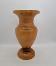 Vaso fiori legno ulivo tornito