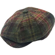 Cappellino Newsboy a quadri -