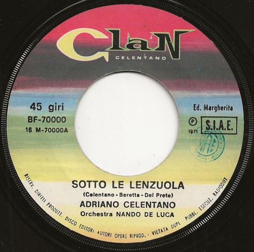 Adriano celentano sotto le - adriano,