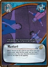Restart (M-334) - FOIL - Approaching Wind - Naruto CCG
