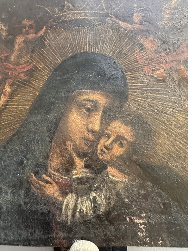 Antico dipinto rame - dipinto,