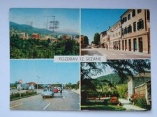 Pozdrav iz SEZANE SESANA Slovenia Slovenija vedutine