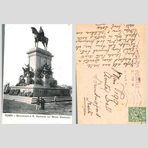 Vintage postcard monumento - -,