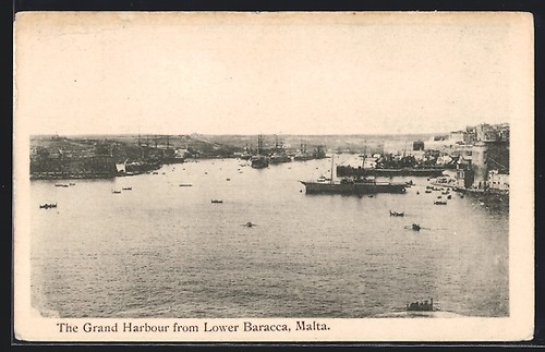 Cartolina malta the grand - malta,,