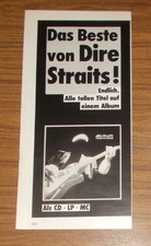 Seltene Werbung DIRE STRAITS -