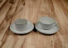 RICHARD GINORI Set da Colazione tè Tazza Tazze con Piattini Porcellana Vintage