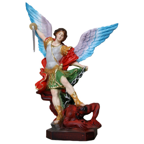 Statua san michele - statua,