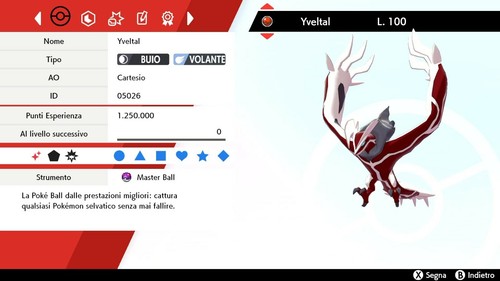 Yveltal ultra shiny - shiny, iv