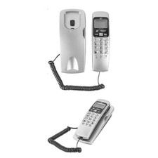 TELEFONO FISSO TASTI GRANDI TAVOLO DISPLAY DA MURO CASA HOTEL PER ANZIANI SILVER