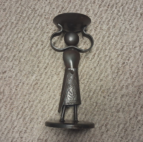 Statuina africana ottone - in,
