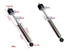 COPPIA AMMORTIZZATORE IDR. ELLEBI MONOCAM. "3" PERNO/OCCHIO - 100402008 / 122067
