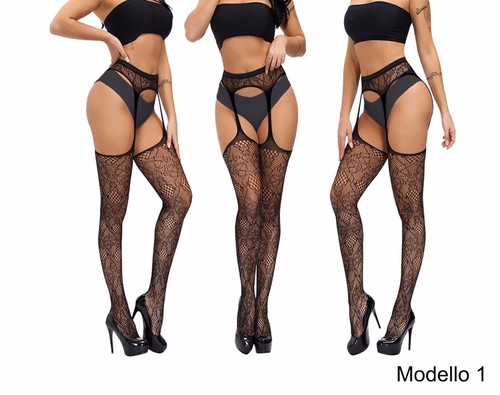 Sexy collant giarrettiera