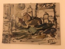 Alvaro Danti Olio Su Tela