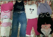 LOTTO 51  STOCK 13 PEZZI ABBIGLIAMENTO BIMBA BAMBINA 2-3 anni