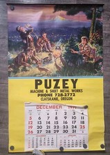 Calendario vintage 1971