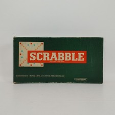 Gioco da tavolo vintage Scrabble anni '50 di Spears Games Completo da collezione