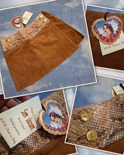 SKIRT mini leather vintage