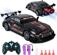 RC Drift Car 1:16, 2.4Ghz Macchina Telecomandata Drift, Con Spray, Luce LED Batt