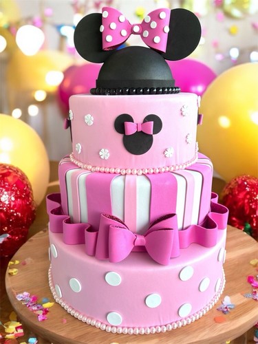 Torta scenografica minnie - torta,