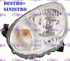 COPPIA FARI FANALE PROIETTORE DX+SX H4 NISSAN MICRA 10> DAL 2010 IN POI