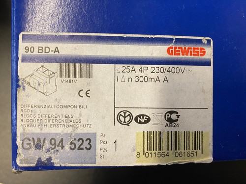 Gewiss gw94523 blocco - gw94523,