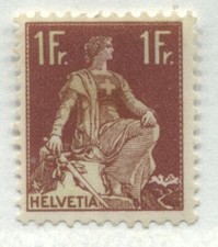 Switzerland 1922 1 franc mint