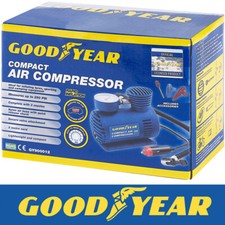 Goodyear Compressore d'aria Pneumatici Auto Ciclo Compatto Cavo 3m Gonfiatore 12V