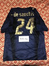 MAGLIA ITALIA MATCH WORN DE SANCTIS SHIRT NAPOLI ROMA ITALY JUVENTUS SALERNITANA