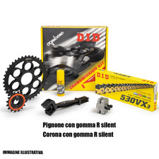 KIT TRASMISSIONE DID CATENA CORONA PIGNONE SUZUKI SV 1000 S 2003 2004 2005 2006